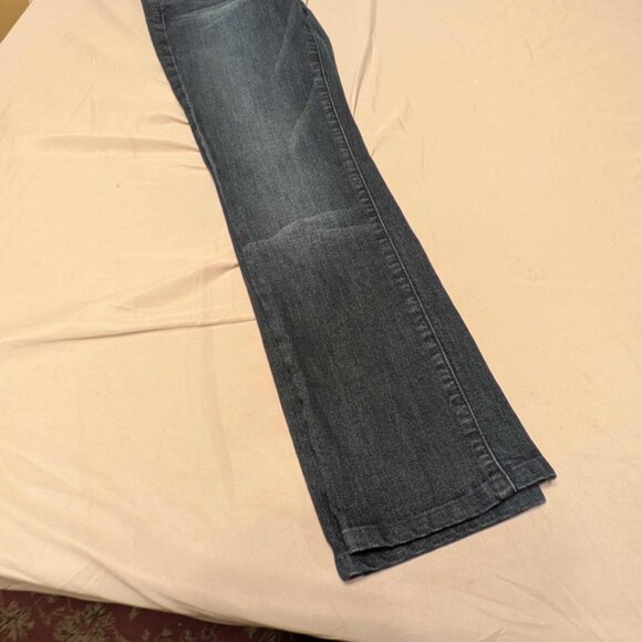 Free for All Mankind Jeans Womens 26 Dark Faded Wash 5 Pocket Pullon Denim - Picture 15 of 16